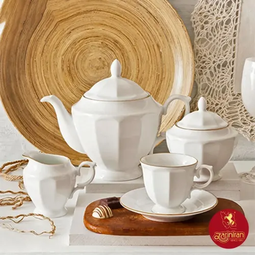 سرویس چینی زرین با آرایه لومیو انتخابی منحصر به فرد
