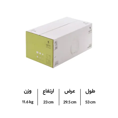 چینی زرین سرویس 6 نفره کواترو طرح سلنا صورتی