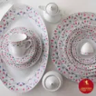 سرویس چینی زرین شهرزاد طرح باغستان مناسب برای مصارف روزمره