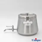 کتری استیل 4 لیتر با قوری چینی یونیک UN-7203