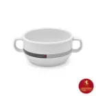 پیاله چینی زرین هتلی 49 دو دسته سایز 10 طرح وگاس