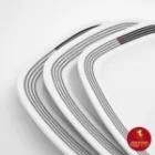 دیس کباب متوسط چینی زرین هتلی 49 سایز 36 طرح وگاس