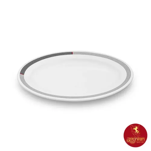 دیس بیضی چینی زرین هتلی 49 سایز 35 طرح وگاس