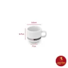 فنجان اسپرسو چینی زرین هتلی 49 طرح وگاس