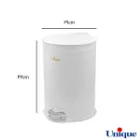 سطل زباله 16 لیتر سفید یونیک UN-4130