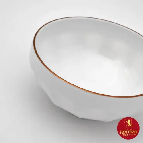 سرویس 7 پارچه پیاله چینی زرین نئوکلاسیک طرح زرین رزگلد