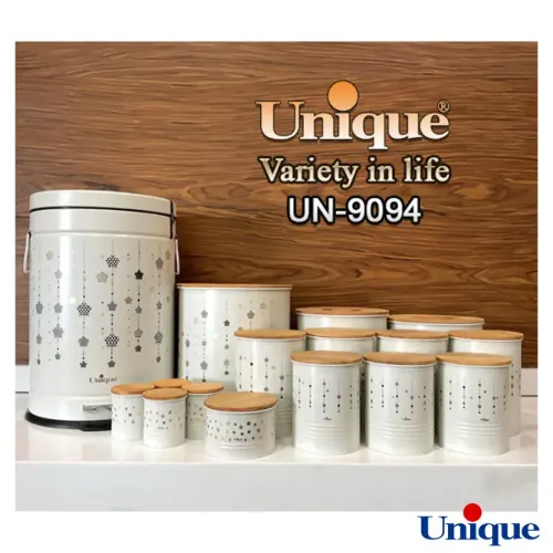 سرویس آشپزخانه یونیک UN-9094 فانتزی الیزابت کرم ستاره آویز 16 پارچه