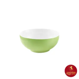 پیاله چینی زرین ایتالیا اف سایز 16 طرح پسته 2 عددی