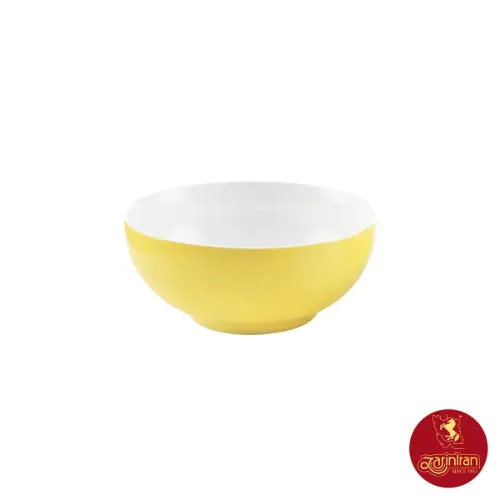 پیاله چینی زرین ایتالیا اف سایز 16 طرح آفتاب 2 عددی