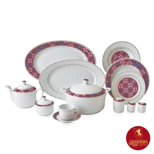 سرویس چینی زرین رادیانس توسکانی 12 نفره 102 پارچه
