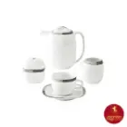 سرویس چینی زرین کواترو طرح وگاس اوریت 12 نفره 98 پارچه