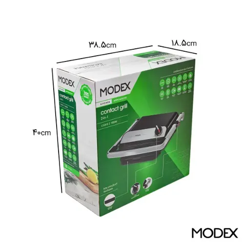 مشخصات ساندویچ ساز 1500 وات مودکس CG810 با گریل