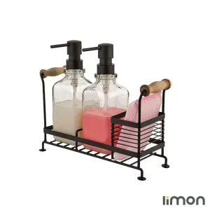 ست جا مایعی شیشه ای استنددار لیمون