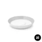 چینی زرین (Zi) فرم اس نعلبکی زیر استکانی سایز 15 طرح پاستل طوسی