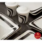 سرویس چینی زرین وینچی زیبرا 6 نفره 30 پارچه