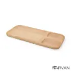 تخته سرو چوبی مستطیل سه خانه نامتقارن نارون R2915