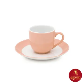 سرویس 12 پارچه قهوه خوری چینی زرین ایتالیا اف طرح ماربل