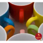 سرویس 12 پارچه قهوه خوری چینی زرین ایتالیا اف طرح گیلاس