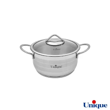 نمایش جزئیات برای قابلمه استیل یونیک UN-9907 سایز 20 قابلمه استیل یونیک UN-9907 سایز 20