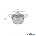 قابلمه استیل یونیک UN-9903 سایز 16