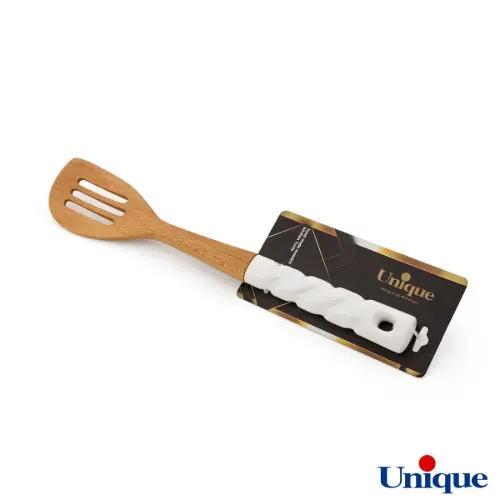 قاشق و کفگیر چوبی دسته سرامیکی یونیک UN-1015