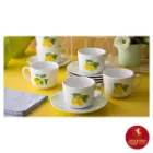 سرویس چای خوری چینی زرین رادیانس طرح سیترونلا 12 پارچه