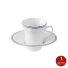 سرویس چای خوری چینی زرین شهرزاد طرح وایت رز 12 پارچه