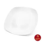 دیس چینی زرین کواترو سایز 36 طرح سفید