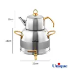 کتری و قوری یونیک 5.5 لیتری استیل UN-7274