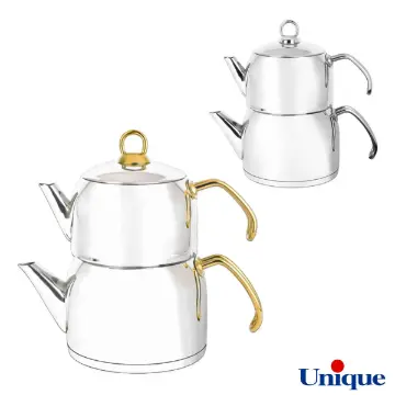 نمایش جزئیات برای کتری و قوری یونیک استیل UN-7276 کتری و قوری یونیک استیل UN-7276