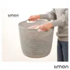 سبد رخت گرد طرح بافت لیمون