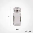 ست آبلیمو خوری و نمک پاش مربع لیمون