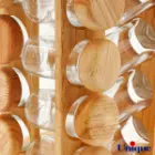ست جاادویه ای گردان چوبی یونیک 16 تایی UN-6108