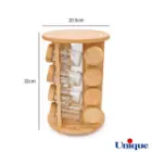 ست جاادویه ای گردان چوبی یونیک 16 تایی UN-6108