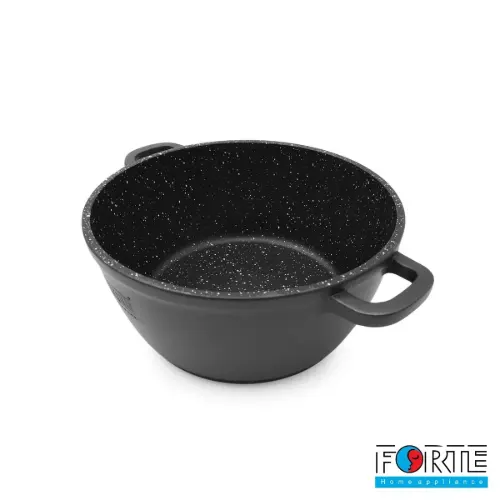 سرویس قابلمه گرانیتی 14 پارچه فورته Forte مدل پریما بادمجانی