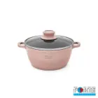 سرویس قابلمه گرانیتی 14 پارچه فورته Forte مدل پریما رزگلد