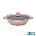 سرویس قابلمه گرانیتی 14 پارچه فورته Forte مدل پریما رزگلد