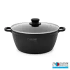 سرویس قابلمه گرانیتی 14 پارچه فورته Forte مدل پریما مشکی