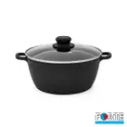سرویس قابلمه گرانیتی 14 پارچه فورته Forte مدل پریما مشکی