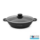 سرویس قابلمه گرانیتی 14 پارچه فورته Forte مدل پریما مشکی