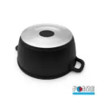 سرویس قابلمه گرانیتی 14 پارچه فورته Forte مدل پریما مشکی