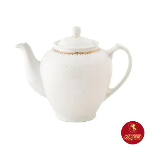 قوری چای هیئتی چینی زرین طرح سپیدار
