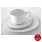 سرویس چای خوری چینی زرین ایتالیا اف طرح سمن 12 پارچه