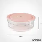 ست ظرف شیشه ای وکیومی تاریخ دار لیمون