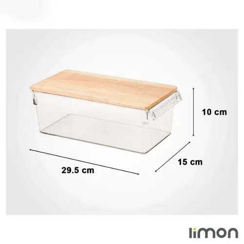 نظم دهنده یخچال در چوبی لیمون 3 لیتر