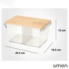 نظم دهنده یخچال در چوبی لیمون 6 لیتر