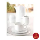 سرویس چای خوری چینی زرین کواترو طرح زرین لب طلایی 12 پارچه