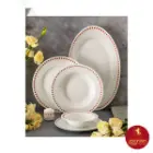 سرویس چینی زرین رادیانس رز دایموند 12 نفره 102 پارچه
