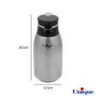 فلاسک یونیک 1.3 لیتر استیل شیشه صورتی UN-1853