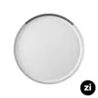 بشقاب تخت چینی زرین (Zi) فرم اس وگاس قرمز سایز 24